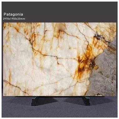 Bakgrundsbelyst Patagonia Quartzite