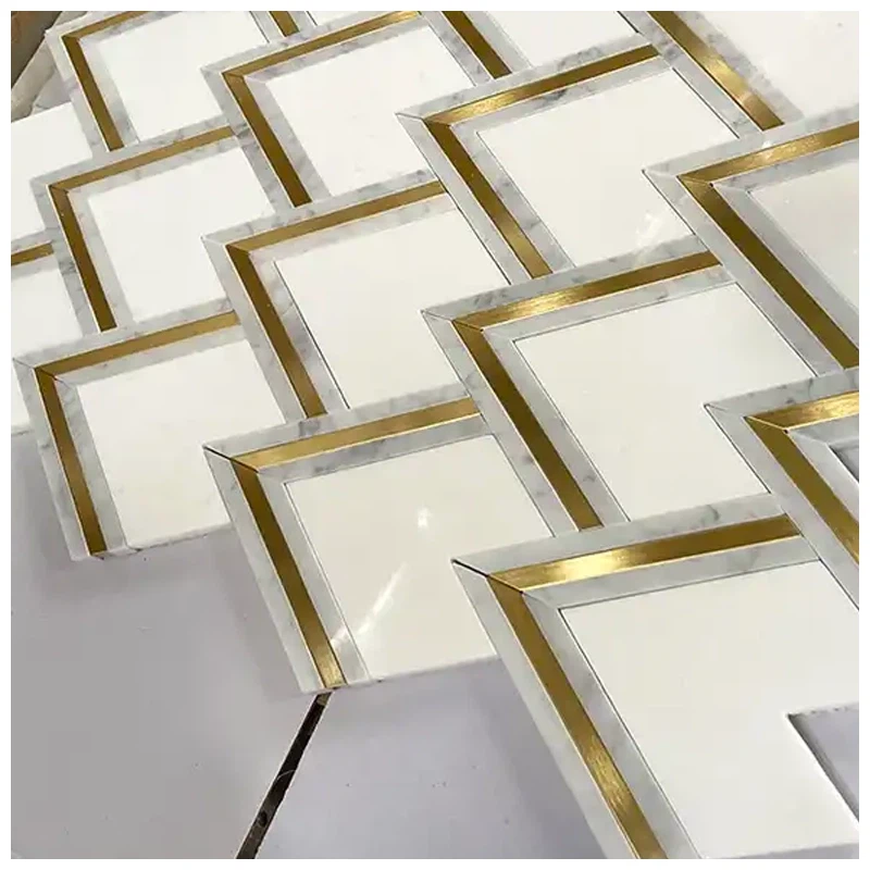 Chevron Marble Mosaic Tile