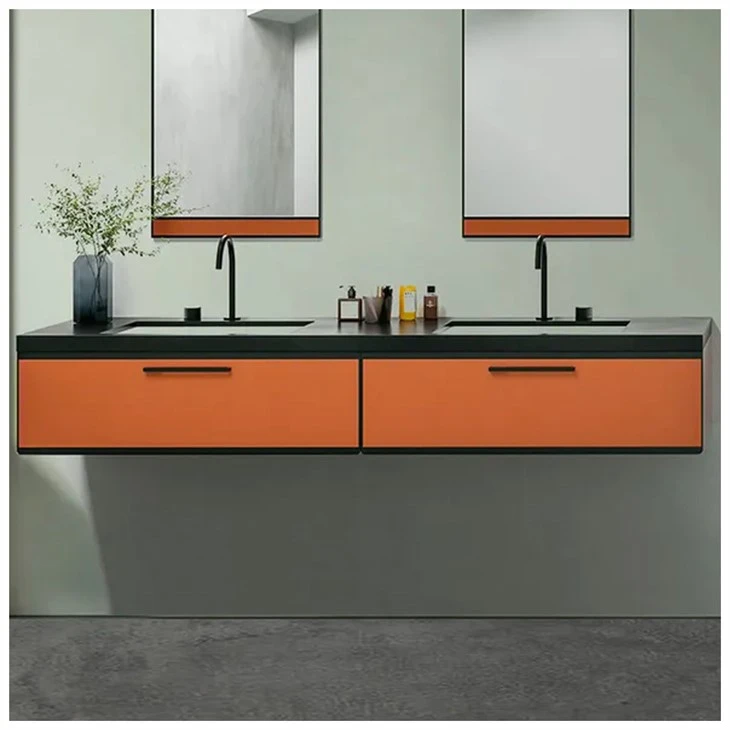 Floating Double Sink Bathroom Vanity