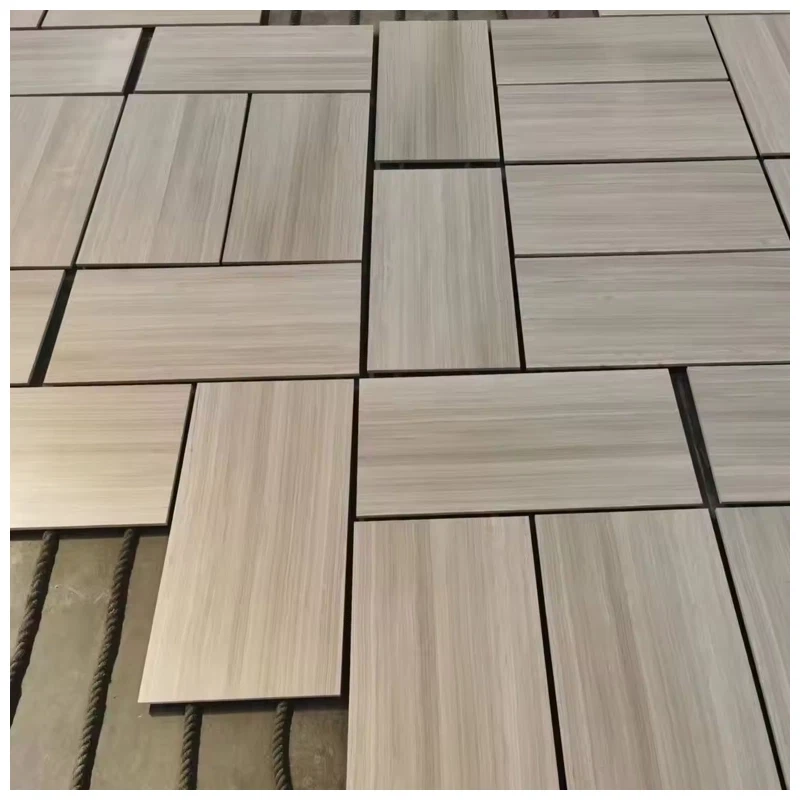 White Wood Marble Wall Tile