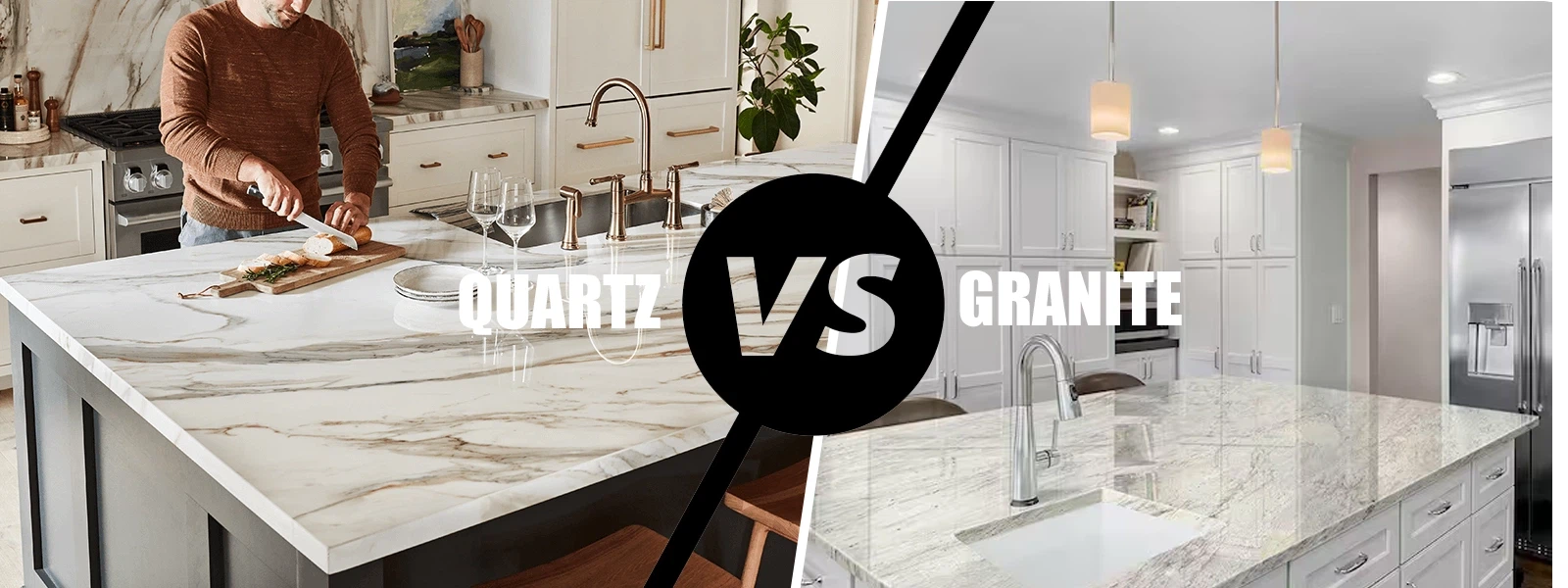 Quartz VS Granite Countertops-KA UNITED Quartz VS Granite Countertops-KA UNITED