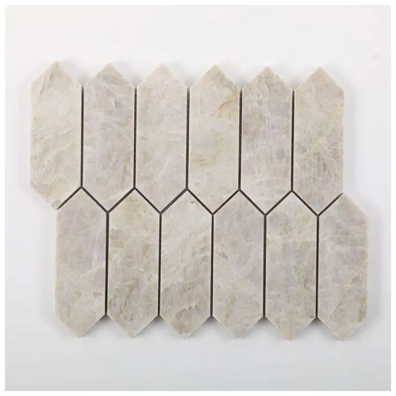 Taj Mahal Quartzite Picket Mosaic Tiles Taj Mahal Quartzite Picket Mosaic Tiles