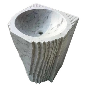 Piedestal marmor diskbänk