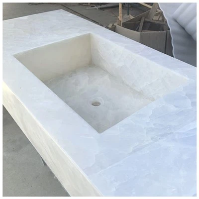 Vita Cristallo Quartzite Vanity Tops